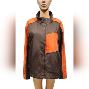 Cole haan vintage men's colorblocked full zip thermore Jacket Sz XL